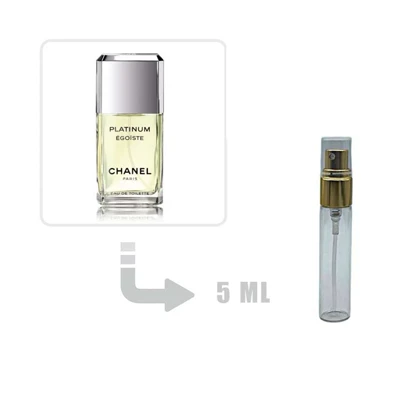 دکانت عطر ادکلن شنل اگویست پلاتینیوم مردانه 5 میل اصلی Chanel Egoiste Platinum for Men 5ml