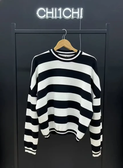 پلیور بافت باکسی