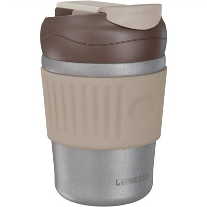 ماگ لپرسو Lepresso مدل LPPBCFFC دو درپوش 350 میلی لیتری