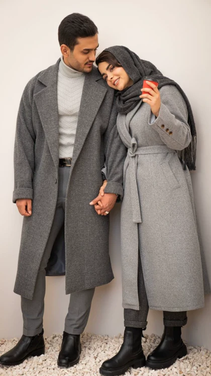 پالتو فوتر تک دکمه_کد4703