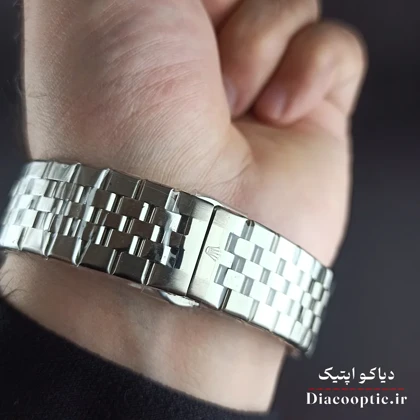 ساعت مچی مردانه برند رولکس مدل DO1110 استیل آرام گرد