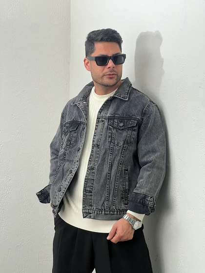 کت جین مردانه باکسی