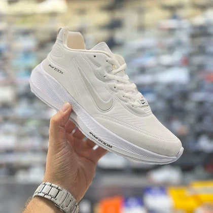کفش راحتی نایکی مدل ایر زوم Air zoom با رویه فوم سفید