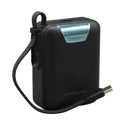 پاوربانک پاورلوجی مدل York-PPMB101 ظرفیت 10000 میلی آمپر بر ساعت