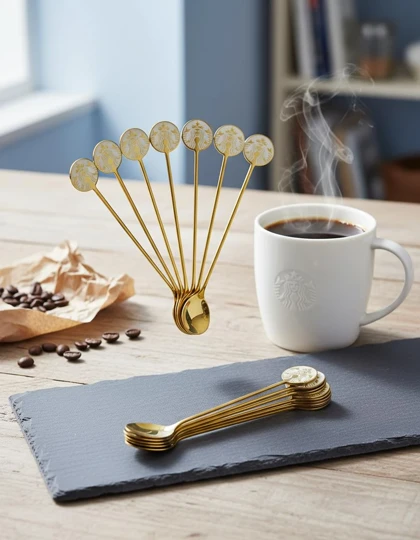 قاشق شربت خوری استارباکس سرگرد / mj84