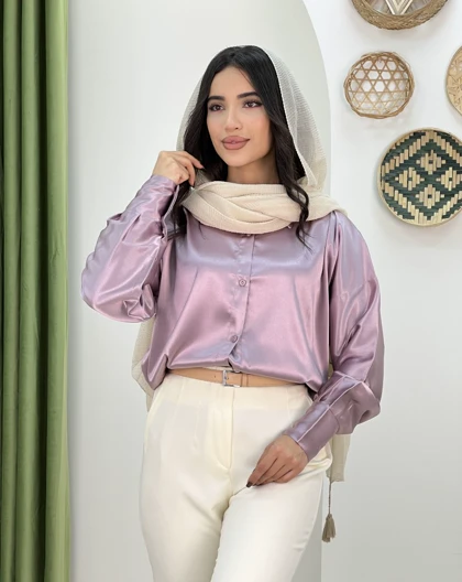 شومیز ساتن آتوسا(73)کد:4654