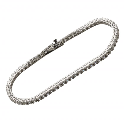 دستبند نقره تنیسی کد 35126