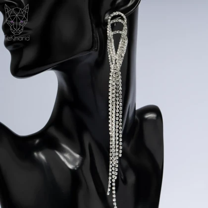 گوشواره جواهری تریپل آرک دایموند