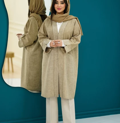خرید مانتو سایز بزرگ کاربردی کد2158 مدل کایلین
