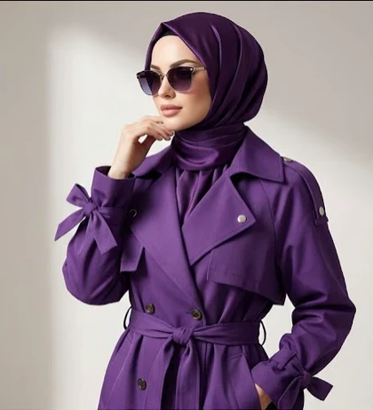 بارانی آستردار کوتاه