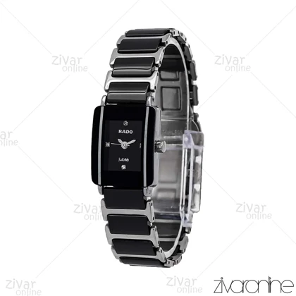 ساعت رادو زنانه نقره ای مشکی 106728