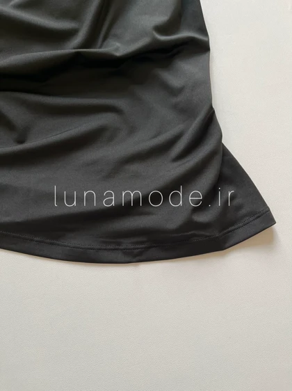 تاپ فلامنت زنانه چین‌دار کاپ‌دار