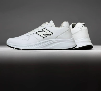 کتانی نیوبالانس سفید مشکی سایز زنانه و مردانه