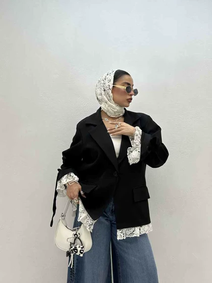 کت آستین توری