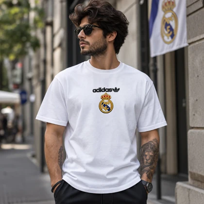 تیشرت طرح رئال مادرید Real Madrid کد 02