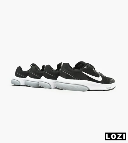 کفش کتانی بزرگ پا مشکی سفید NIKE zoom
