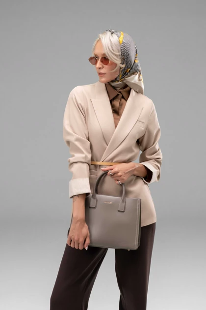 کیف دستی زنانه چرم مصنوعی دسته دار دیوید جونز DAVIDJONES