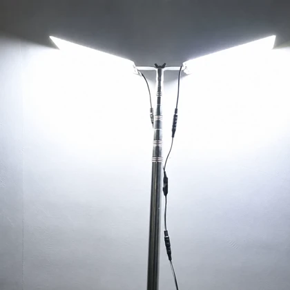 چراغ کمپینگ دو پنله 360 لایت 360 Light مدل FR-23 COB با ریموت کنترل