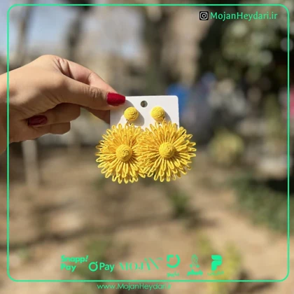 گوشواره حصیری بهار و تابستان کد gh1045