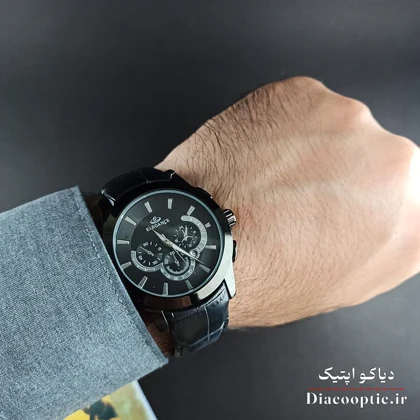 ساعت مچی مردانه برند الگانس مدل DO1175 بند چرمی