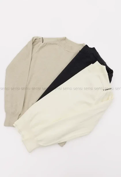 بلوز بافت سرآستین ساچمه وارداتی کد1004586