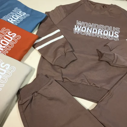 ست بلوز شلوار پسرانه wondrous سایز 40 تا 55
