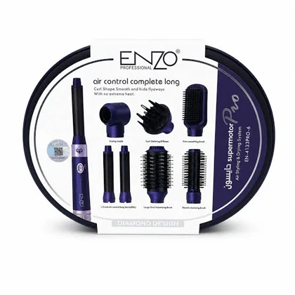 ست استایلر و سشوار حرفه‌ای انزو Enzo Professional Air Control Complete Long مدل EN-4133PRO