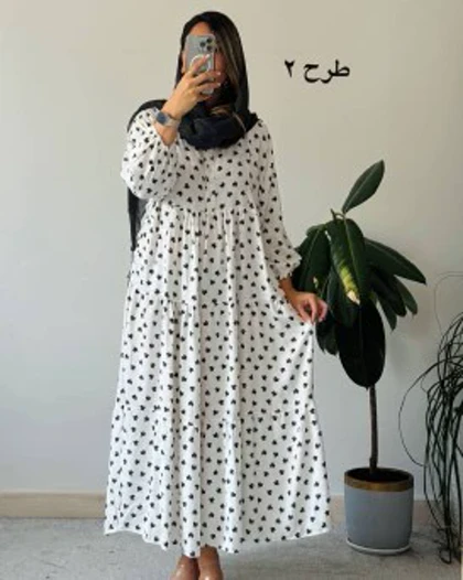پیراهن نخی وارداتی سیما