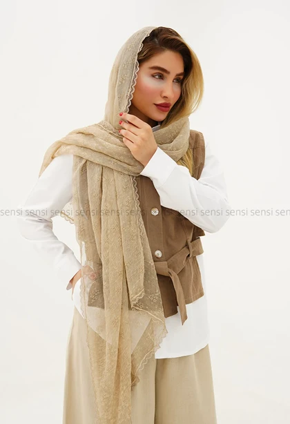 شال شکوفه ریز کد1005662