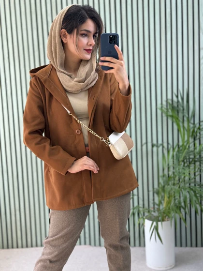 پالتو فوتر کلاهدار