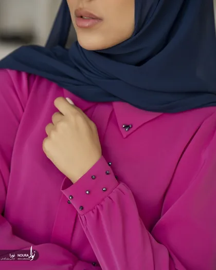 تونیک شلوار نازلی سرخابی