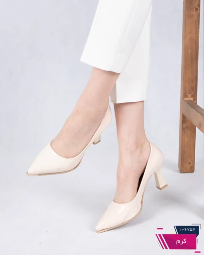 کفش پاشنه جلو فلز نگین ZARA