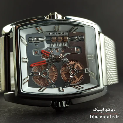 ساعت مچی مردانه اورجینال موتور ژاپن برند مینی فوکوس مدل Mf0322G.5 بند حصیری