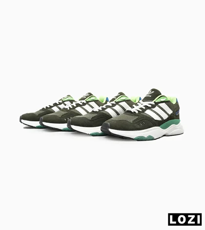 کفش کتانی مردانه سبز سفید ADIDAS torsion