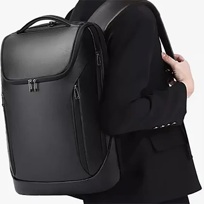 کوله پشتی لپ تاپ 15.6 اینچ چرم بنج Bange اصل مدل BG-6623 با پورت USB