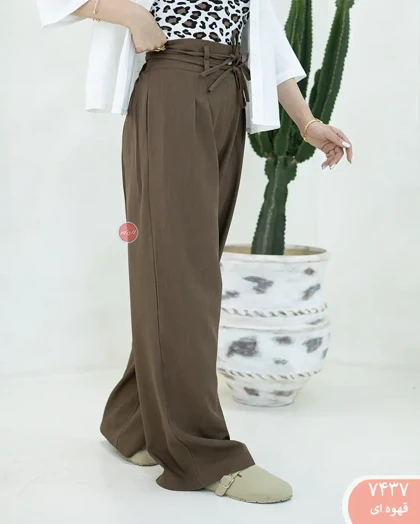 شلوار فول بگ بندی 7437