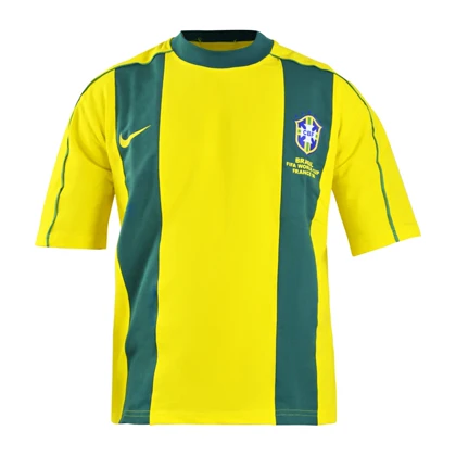 تیشرت فوتبالی برزیل مدل Nike-ZRA-4D0663 زرد