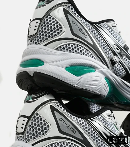 کفش کتانی بزرگ پا خاکستری مشکی سبز ASICS GT 2130