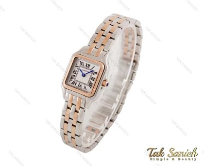 ساعت مچی کارتیر Panthere زنانه دورنگ رزگلد اسمال Cartier-3805-L