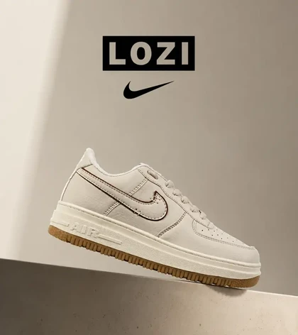 کفش مردانه و زنانه کرم قهوه ای NIKE AIR FORCE مدل 7649