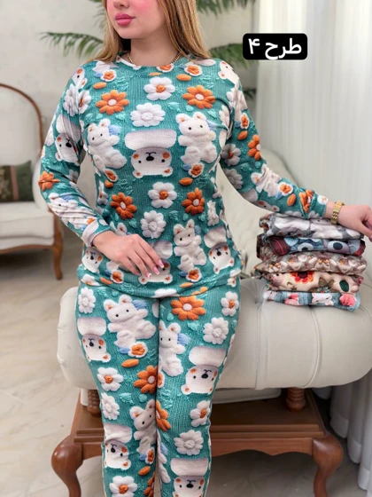 ست مخمل برفی 3602