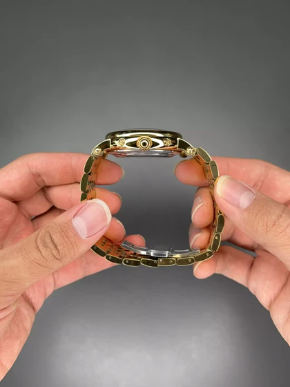 ساعت مچی پتک فیلیپ فول دیت طلایی صفحه سفید Patek Philippe