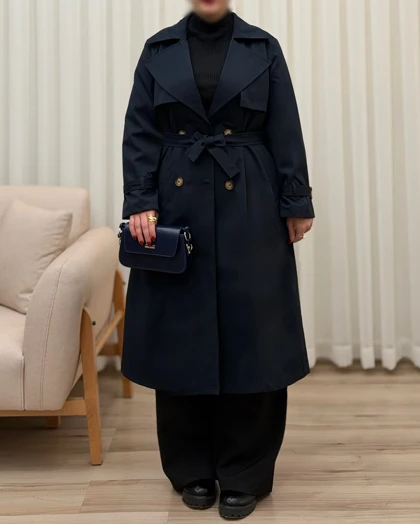 بارانی بلند زنانه مدل دانژه