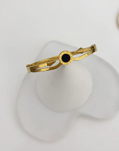 دستبند استیل دخترانه صدف رنگی 841