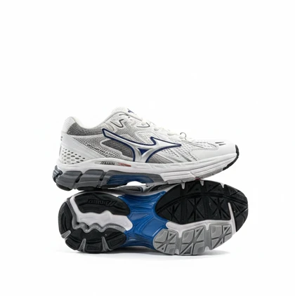 کفش کتانی میزانو هالو میکس سفید سرمه ای کد 295054