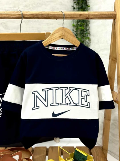 تیشرت شلوارک پسرانه طرح نایک