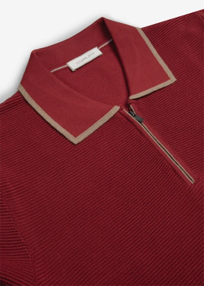 پولوشرت نیم زیپ knit