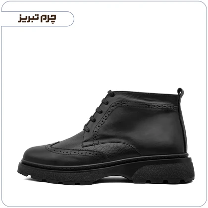 نیم بوت چرم مردانه تبریز مدل تیما
