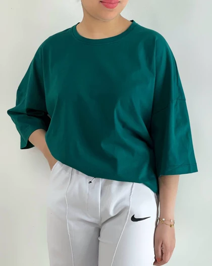 تیشرت لانگ ساده کد 4832