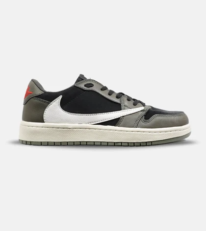 کفش کتانی مردانه مشکی سبز سفید NIKE travis scott